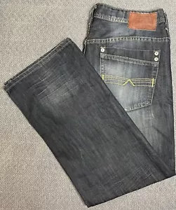 Pantalones de mezclilla Buffalo David Bitton Travis Basic 38x32 azul oscuro para hombre - Imagen 1 de 21