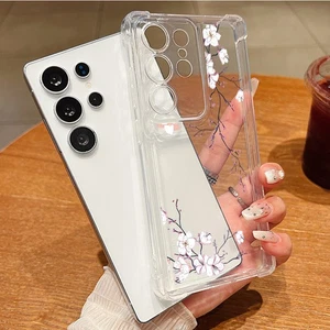 Case For Samsung S25 Ultra S24 S23 FE S22 A56 A16 A17 Shockproof Clear TPU Cover - Picture 1 of 17