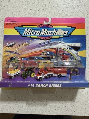 6 Sealed Micro Machines Cardback Lot Including Semi Trucks, Error Pack And More. - Image 1 of 4