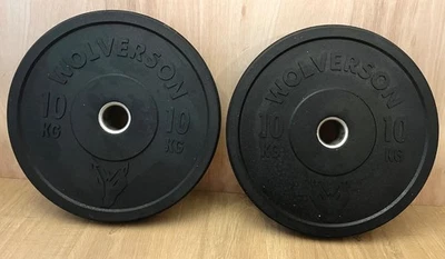 WOLVERSON FOUNDATION BUMPER PLATES -  2 x 10KG - OLYMPIC WEIGHT PLATES - PAIR - Image 1 of 4