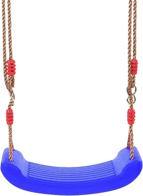 Children's Plastic Swing Seat - Kids 3-10 years, Adjustable Backyard Garden NEW - Image 1 of 4