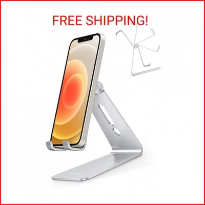 Soporte Ajustable para Teléfono Celular, Soporte Aluminio OMOTON para Teléfono Celular de Escritorio con Anti-S Foto 1 de 2