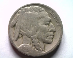 1924 BUFFALO NICKEL GOOD / VERY GOOD G/VG NICE ORIGINAL COIN BOBS COINS 99c SHIP - Imagen 1 de 2