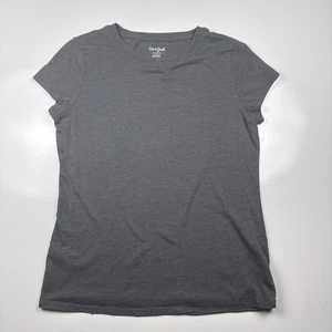 Camiseta Top Informal Cat & Jack Niñas Gris Manga Corta XL 14/16 Mezcla Algodón - Imagen 1 de 5