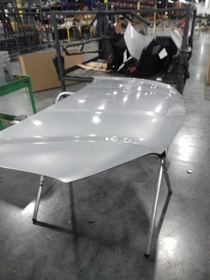 2019 Honda Ridgeline OEM Hood Panel Silver 60100TG7A91ZZ Used 50K Miles - Image 1 of 4