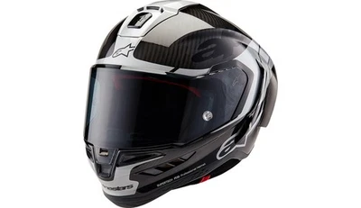 Casco Alpinestars Supertech R10 Element (grande, carbono/plateado/negro) Foto 1 de 2