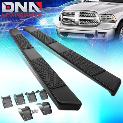 Para Dodge Ram 2009-2022 cabina y media 5" OD escalón lateral barra Nerf estribo negro Foto 1 de 4