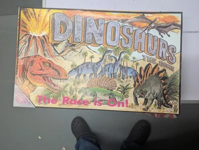 Dinosaurs The Race Is On Vintage 1992 Family Board Game BMI UK - Image 1 of 3
