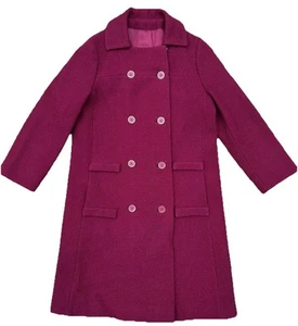 Sycamore Trench Coat Women's Double Breasted Lined Long Large Jacket Wool - Picture 1 of 11