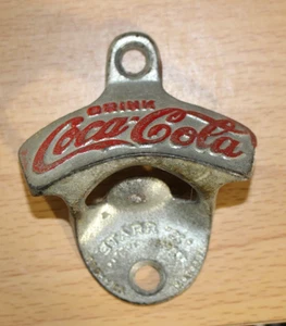 Vintage Coca-Cola Soda Bottle Opener Starr X - Metal Wall Mount - West Germany - Picture 1 of 10
