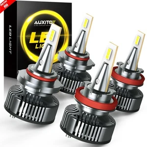 AUXITO Combo 9005 H11 Faro LED Bombilla de haz alto bajo 6500K Super Blanco 32000LM - Imagen 1 de 17