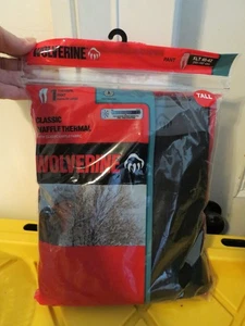 Pantalones térmicos Wolverine para hombre talla XLT 40-42 clásicos waffle negros nuevos con etiquetas - Imagen 1 de 3