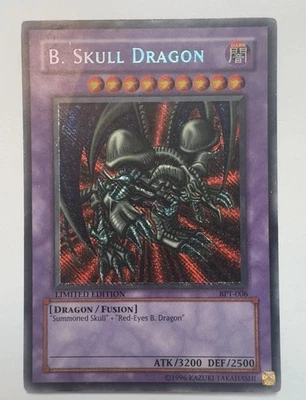 Yu-Gi-Oh B. Skull Dragon BPT-006 Misprint Reverse Secret FOIL SHIFT Error HP-DMG - Image 1 of 3