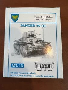 Friulmodel ATL-13 Binari in metallo per Panzer tedesco 1/35 38(t) scatola aperta - Foto 1 di 7