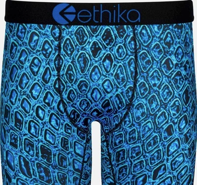 Calzoncillos boxer Ethika MID | Freeze Bite | Talla pequeña | Azul Foto 1 de 4