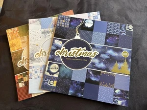 3x Weihnachten Motivblock Papierblock Bastelblock 30,5x30,5cm 24 Bogen - Bild 1 von 5