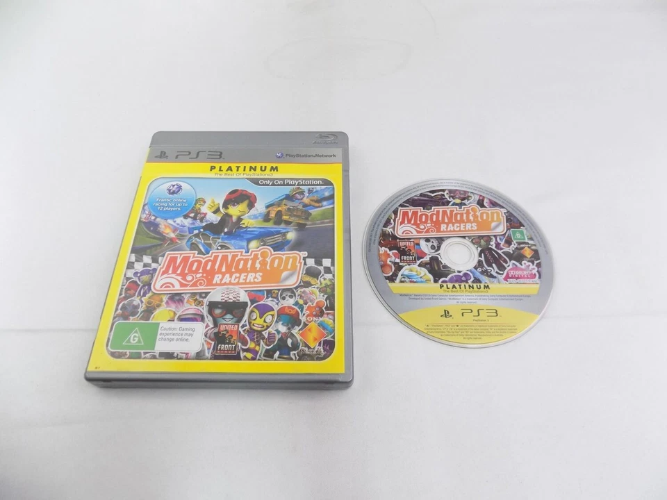 Mint Disc Playstation 3 Ps3 Platinum Modnation Racers - No Manual - Image 1 of 1