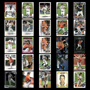 Houston Astros Lot 25 Baseball Cards Topps Heritage Dusty Baker NM Baseball MLB - Picture 1 of 9