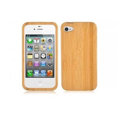 Funda para Apple iPhone 4/4S Funda Teléfono Protección 100% Madera Real Foto 1 de 4