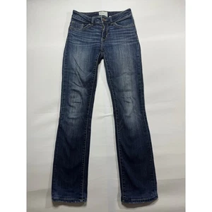 BKE Buckle Stella Women's Straight Leg Blue Denim Jeans - Size 25R (25x29) - Picture 1 of 7