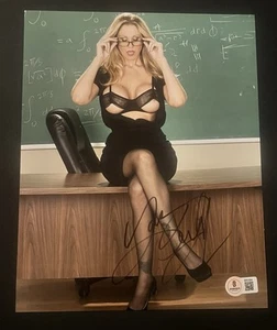 Julia Ann Hot!! handsigniertes signed Sexy Pornostar 8x10 Foto Beckett BAS Coa ! - Bild 1 von 1
