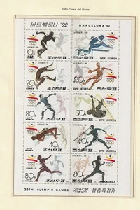 Corea del norte1991 Olimpiada Barcelona'92 hojita  3314A-3223A nuevo - Picture 1 of 1