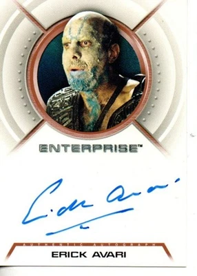 Star Trek Enterprise Season 1 Auto Trading Card No.A3 Erick Avari "Jamin" - Image 1 of 2