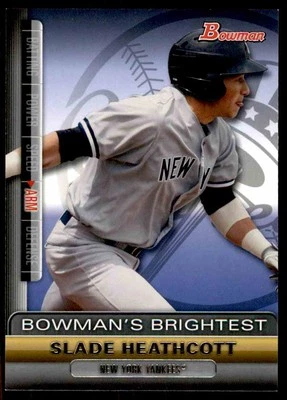 2011 Bowman Bowman's Brightest Slade Heathcott New York Yankees #BBR11 - Image 1 of 2