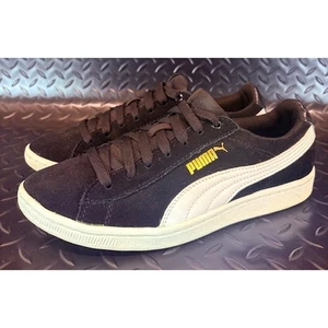 Puma Black Suede Classic Sneaker schwarz weiß Sportschuhe Damengröße 7 - Bild 1 von 8