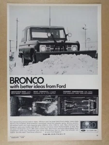 Ford Bronco Oldtimer Printanzeige 1968 - Bild 1 von 1