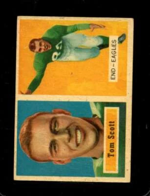 1957 TOPPS #25 TOM SCOTT VG+ EAGLES *X79113 - Image 1 of 2
