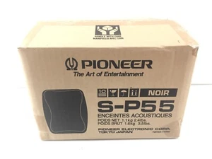 Rear Pioneer S-P55 Vintage Speakers Car / Home Surround Sound Black 30W/16 Ohms - Picture 1 of 4