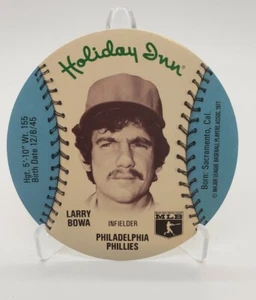 Larry Bowa 1977 Holiday Inn MSA Baseballkarte Disc Philadelphia Phillies Star - Bild 1 von 12