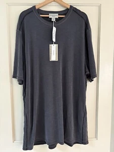 Tommy Bahama Sz 2XLT Flip Sky Tee Revsble Gray Island Zone Short Sleeve Quickdry - Picture 1 of 18