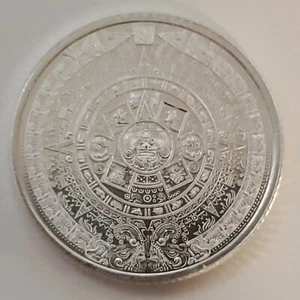 Golden State Mint Aztec Mayan Calendar 1/10 Troy Oz .999 Fine Silver Eagle - Picture 1 of 4