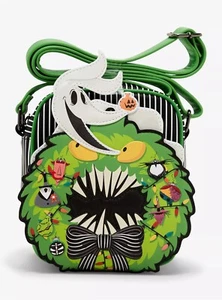 Loungefly Disney The Nightmare Before Christmas Zero Wreath Crossbody Bag - Picture 1 of 6