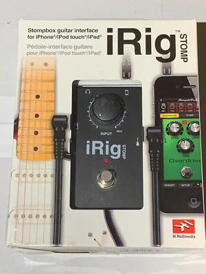 IK Multimedia iRig Stomp iOS Stompbox Guitar Interface EX - Image 1 of 3
