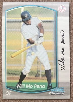 2000 Bowman Chrome Wily Mo Pena New York Yankees #148 Topps MLB Baseball - Image 1 of 2