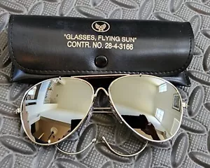 Pilotensonnenbrille Air Force Style verspiegelt mit Etui - Bild 1 von 18