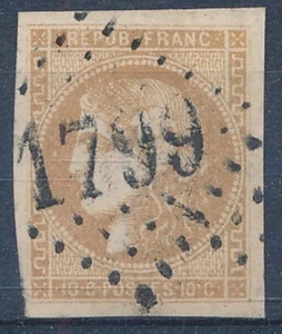 France 1870 : Good stamp very fine used. Nice margins and nice cancel value 90€ - Picture 1 of 1