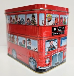De colección. Autobús de acción de dos pisos Londres 1991 caja de galletas/caramelos original Envoltura - Imagen 1 de 24