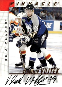 Vladimir Vujtek 1997-98 Pinnacle Be A Player Auto Card #113 - Picture 1 of 2