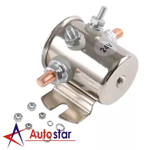 Relè solenoide per uso continuo 24 V 24063 per golf cart verricello marino NUOVO - Foto 1 di 12