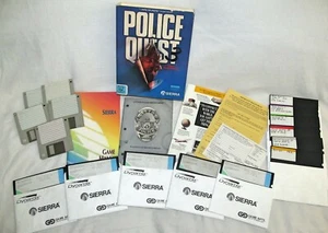 Sierra Police Quest III 3 The Kindred 5.25 Disks VGA Game Complete 3.5 Backup - Picture 1 of 11