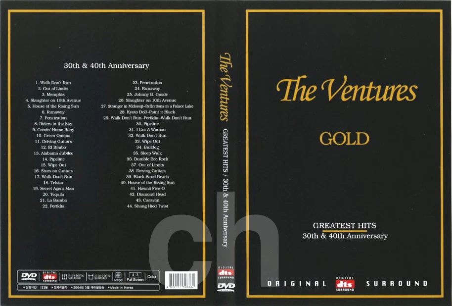 The Ventures : Gold - Greatest Hits 30th & 40th Anniversary DVD NEW - Image 1 of 1