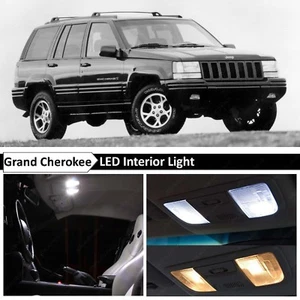Paquete de repuesto interior de luces LED blancas para Jeep Grand Cherokee 1993-1995 - Imagen 1 de 12