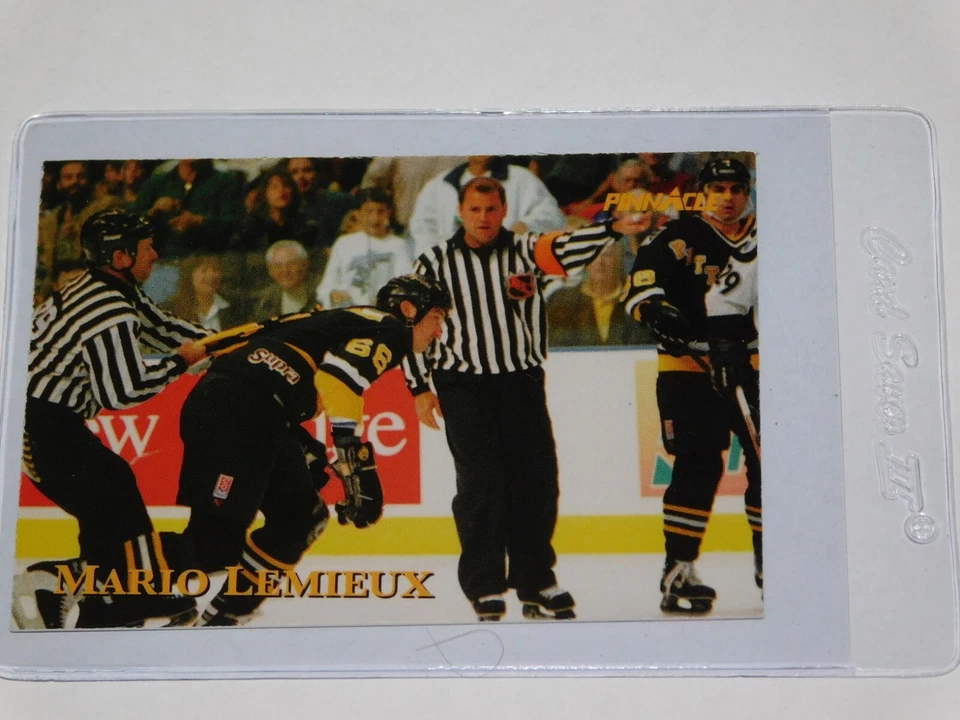 1997-98 PINNACLE GIANT EAGLE MARIO'S MOMENTS MARIO LEMIEUX CARD #6 - Image 1 of 2