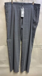 NWT $218 Eileen Fisher Ash Linen Viscose Spandex Straight Leg Trouser Size XL - Picture 1 of 4