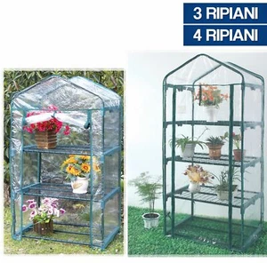 SERRA DA GIARDINO TERRAZZA BALCONE RIPARA PIANTE FIORI ORTO 3 4 RIPIANI 01566V - Foto 1 di 6