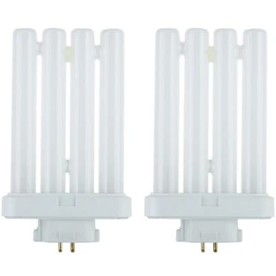 2 Pack Sunlite 27 Watt FML 4-Pin Quad Tube, GX10Q-4 Base, Warm White - Image 1 of 2